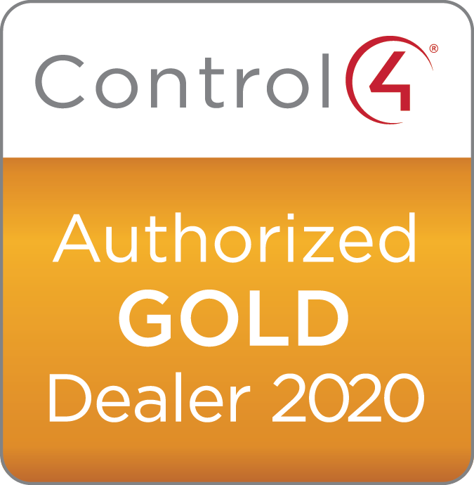 Telesis Electronics: Smart Home Automation Company - South Lyon, MI - C4_Dealer_Status_Badge_2020_Gold